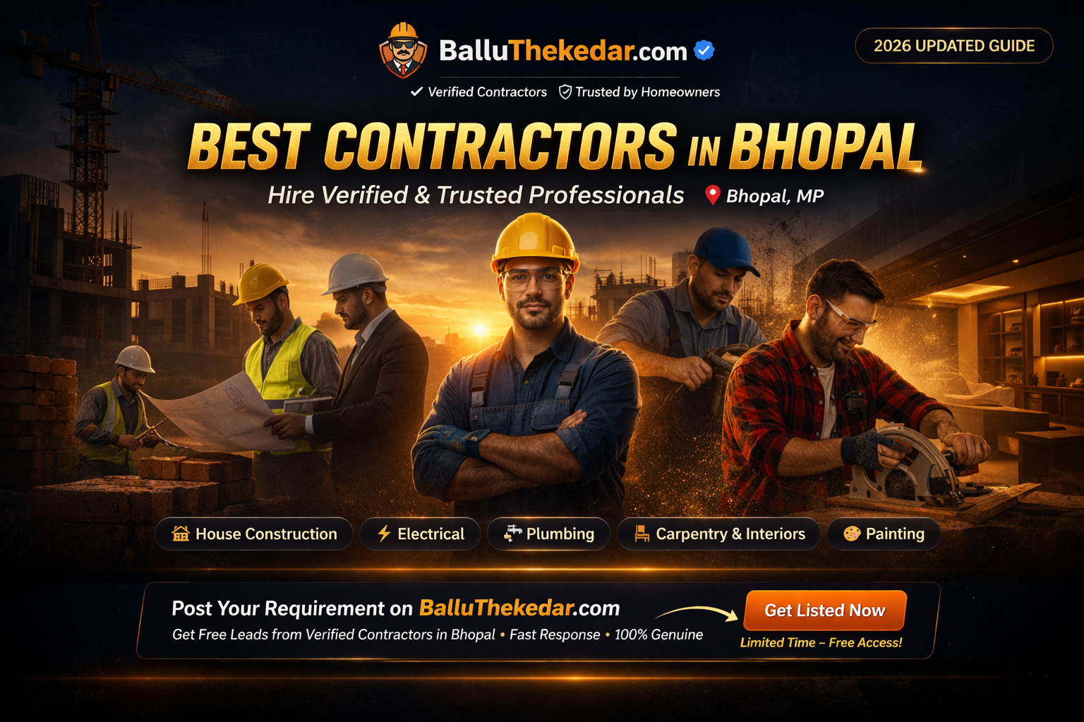 Best contractors in Bhopal