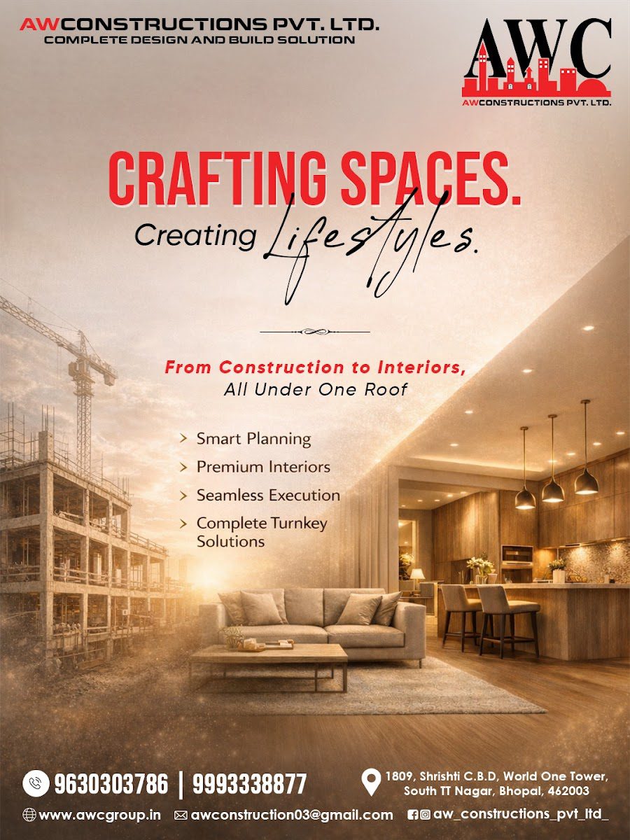 AW CONSTRUCTIONS Pvt. Ltd – Building Contractors in Bhopal | Construction contractor in Bhopal