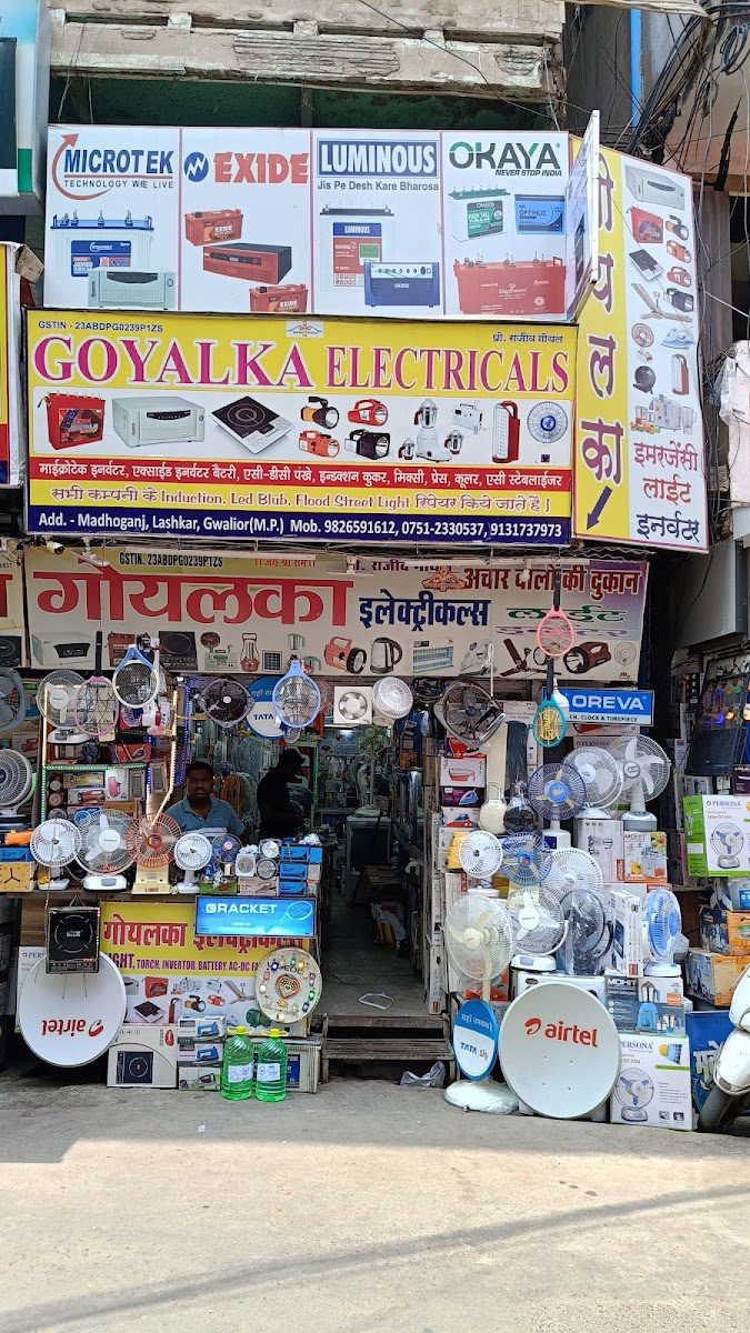 Goyalka Electricals – Electronic Shop Near Me, Electronic Repair Store in Gwalior