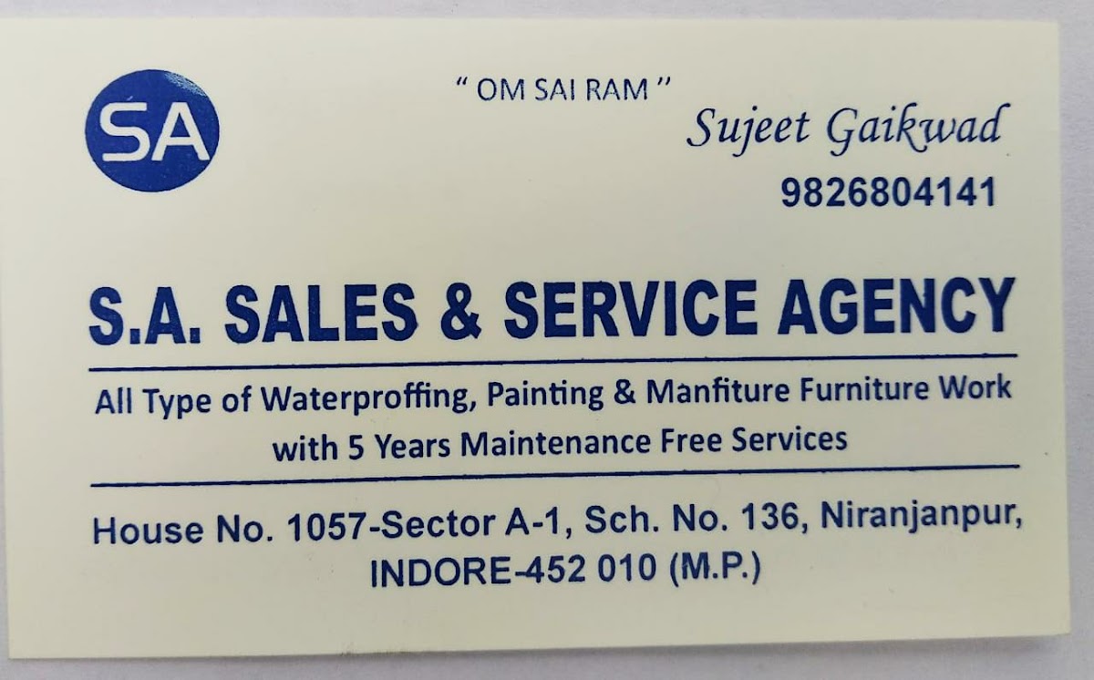 S.A. Sales And Service Waterproofing and Agency